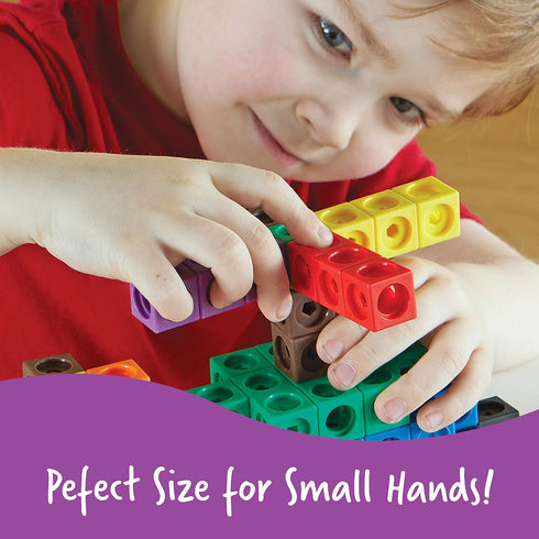 Set 1st Counting Learning Resources MathLink Cubes Elementary Math Activity - Math Manipulatives for Elementary School