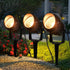 120V 5.9 3 Pack Outdoor Landscape Spotlights, LED Spot Light Waterproof for Garden and Yard Up Lighting, Warm Light