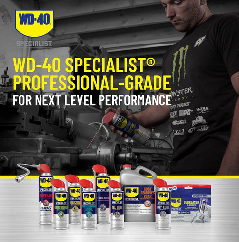 WD-40 2 11 OZ Specialist Silicone Lubricant with SMART STRAW SPRAYS WAYS