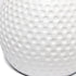 Simple Designs LT2084-PNK Mini Studded Texture White Ceramic Bedside Table Lamp, Pink