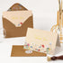 50 Pack Crisky Vintage Floral Thank You Cards with Envelopes & Stickers Wildflower Thank You Cards Bulk for Birthday