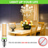 E12 Bulb 100w 1200lm 2700K Bulbs 10W T6 C7 Bulbs Non-dimmable(5Pack) FanNicoo LED Equivalent Led Candelabra Warm White