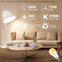SUNNEST Color Changing LED Light Bulb, 900LM Dimmable E26 10W (60W Equivalent) RGBW, Mood Light with Remote, 120 Colors