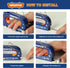 Heavy Duty 3-in-1 Stapler Gun with 3,000 Staples: Manual Brad Nailer and Power Adjustment Stapler Gun for DIY