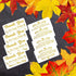PARTH IMPEX Thank You for Your Order Cards, Pack of 100, 3.5" x 2", Gold Foil Purchase Inserts for Small Business