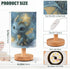 YYZZH Table Lamp Watercolor Dragon Baby Animal Nightstand Lamp with Wood Base Fabric Lamp Shade Bedside Desk Lamp