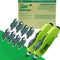 Double Sided Tape with Retractable Dispenser Roller - Permanent, Acid Free, Transparent - 2 Runners & 8 Refill