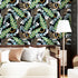 Tropical Green Leaves Wallpaper, Peel and Stick Self Adhesive for Cabinets, Waterproof 17.5" x78.7" Decor