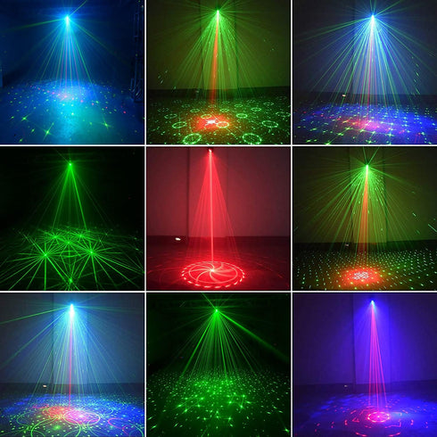 bubusan 2-in-1 Disco Ball Party Lights with Remote, Sound Activated LED Strobe Light for Parties, USB Powered DJ Disco
