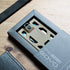 T4 Badge Holder No-Clip Version, Durable Polycarbonate ID Card Holder for 1 to 4 Cards