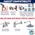 80" AVAbay Sink Faucet Handheld Bidet Sprayer for Toilet I Bidet Attachment for Warm & Cold Water I Long Hose Perfect