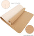 RENMTURE Dual-Sided Desk Pad, Natural Cork & PU Leather Large Mouse mats for Office and Home Work, Desk Protector Non-Slip, Waterproof, Easy Clean (Apricot, 36"x17") by RENMTURE