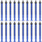 Blue 100 Pcs 1ml 1cc Plastic Syringe, No Needle for Pets Oral, Refilling, Oil or Glue Applicator, Measuring Tiny Liquids