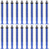 Blue 100 Pcs 1ml 1cc Plastic Syringe, No Needle for Pets Oral, Refilling, Oil or Glue Applicator, Measuring Tiny Liquids