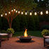 SWEET SHINE 70ft 30 E26 S14 Bulbs (2 Sets 15 LED Patio String Lights, Lights Adapter Powered, Socket with Weatherproof