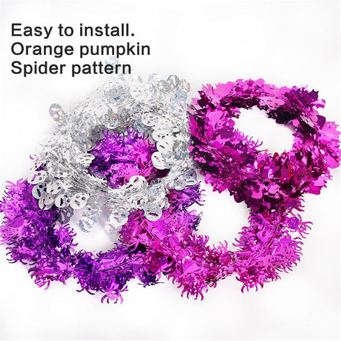 Fowspvzn Set 1 Set 7.5M Halloween Chandelier Decoration Ghostly Theme Optional Hanging Pendant