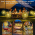 2Pack 150LED suddus Solar Garden Lights Outdoor Waterproof Decorative, Upgrade Firework Lights, Solar Fairy Lights