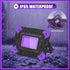 1Pack T-SUN Rechargeable Black Lights, Battery Powered Blacklights for Glow Party Fishing Cordless Black Light
