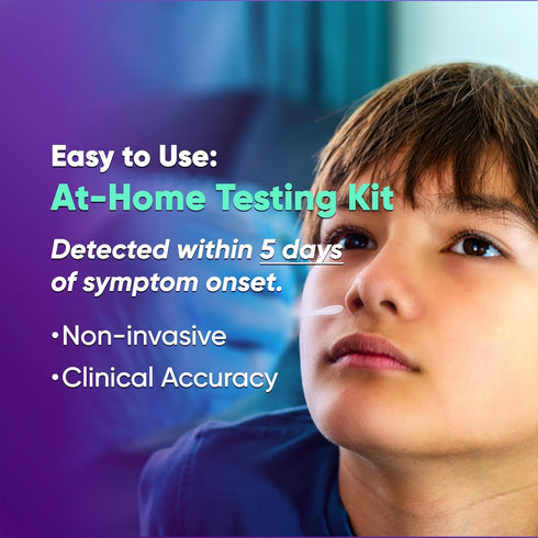 COVID-19/Flu 3-in-1 10 2 WELLlife A&B Home Test, Antigen Rapid Test, Results in Minutes,Made-in-USA, Covid Flu Combo