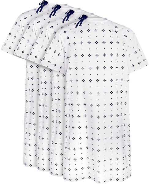 Utopia Care 4 Pack Unisex Hospital Gowns, Extra Long Length Patient Gowns