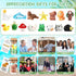 60 Set Fumete Employee Appreciation Gifts Bulk for Teacher Nurse Animal Pun Note Card Funny Resin Desk Pet Small Thank