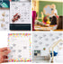 Silver Star Stickers, Metallic Foil Stars Labels, 2" Inch, 500pcs for Classroom and Office