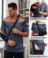 Adaptive Chemo Clothing: Men's Recovery Shirts with Snap Open Sides
