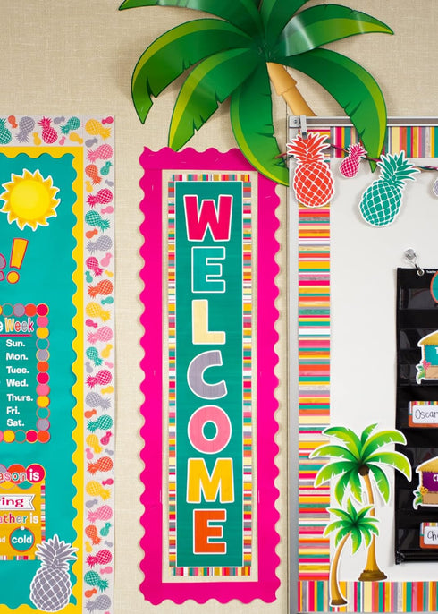 Teacher Created Resources 2659 Tropical Punch Welcome Banner