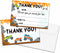 Chuxvon Kids Thank You Cards Fill in the Blank, Truck Thank You Cards,
