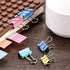 TecUnite 150 Pcs Binder Clips, Assorted Sizes, Pastel Paper Clamps for Office Supplies