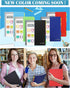 Spiral Notebook - 5 Subject College Ruled, 3-Hole Punched with Dividers, 200 Pages, Black, for Home & Office, School