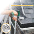 4 Pack Aluminum Gutter Valley Splash Guards, Rainwater Roofing Gutter Guard for Flat Roofs