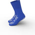 Pack 6 AMERICAN HOSPITAL SUPPLY AHS Slipper Socks | Blue X-Large Polyester-Spandex Knit Grip Socks with Elastic Cuff |