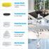 6 Electric Spin Scrubber, Scrub Brush Dual Speed, Power Shower Scrubber with Replacement Head, Cordless Cleaning Brush