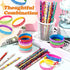 Sabary 48 Pcs Happy Birthday Pencils and Rubber Bracelets Set, Birthday Party Favors