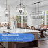 Brightever E12 Candelabra LED Light Bulbs 60 Watt Equivalent, 620 Lumen 6W Clear LED Filament Candle Bulbs, Daylight