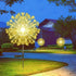 Set of 2 Outdoor Solar Decorative Lights with 210 LEDs, Waterproof Firework Lights for Garden and Pathway