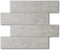 W&S 10-Sheet Peel and Stick Matte Warm Grey Subway Tile,Stick on Backplash