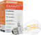 SYLVANIA SMART+ Bluetooth Clear Filament LED Bulb, Soft White A19, Compatible with Alexa and Google Assistant