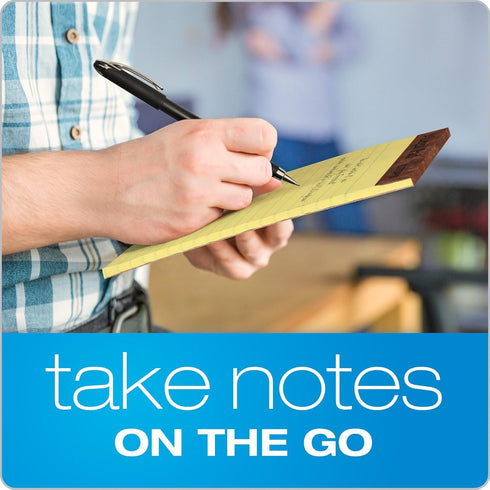 TOPS The Legal Pad Writing Pads, 5" x 8", Jr. Legal Rule, 50 Sheets, 3 Pack