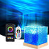 Ocean Wave Projector Light, 16-Color Luminorthe Cube Lamp and App Remote, 3D