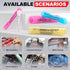 AIRIC Heat Shrink Butt Connectors 22-16 AWG, 100 Pcs Waterproof Electrical Crimp Splice Terminal for Auto Repair