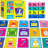 Word Spelling Game, 80 First Words with Wooden Alphabet Puzzle Blocks CVC