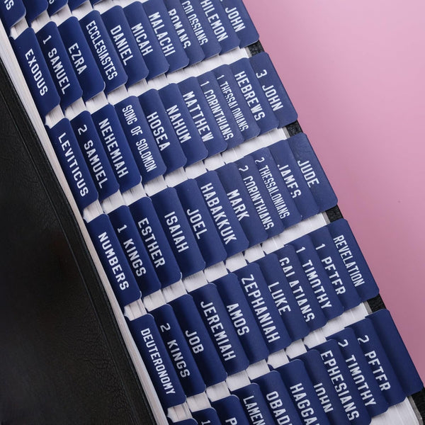 UPAFEXXI-Laminated Bible Tabs, Bible Tabs for Women and Men, Reposition Large Print