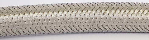 1/2-Inch IPS by 1/2-Inch IPS by 20-Inch Water Supply Connector LASCO, Silver/Pewter