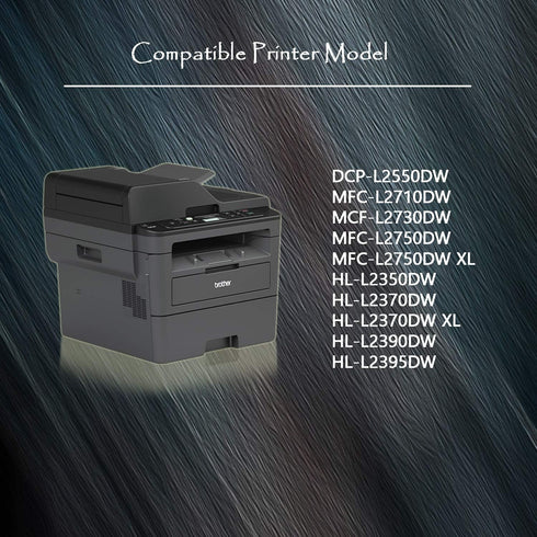 TG Imaging Compatible TN-760 Toner Cartridge Replacement for Brother TN760 TN 760 for DCP-L2550DW MFC-L2710DW Printer