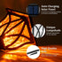 6 Pack GIGALUMI Solar Lights Outdoor Waterproof, Flickering Flame LED Lights, Garden Decor for Yard, Patio, Landscape