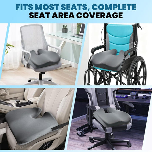 FOUXTEL 5" 18.5x15.5 100% Thick Recliner Cushions for Elderly, Cushion for Recliner Chair, Recliner Cushion for Long