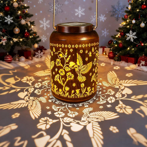 Viewpick Hummingbird Hummingbird Solar Lanterns Outdoor Waterproof Garden Decor Birthday Gifts for Women Mom Grandma