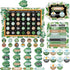 Tenare Calendar Bulletin Board Set – Calendar Seasons Weather Chart Display with Stickers for School Bedroom Decoration